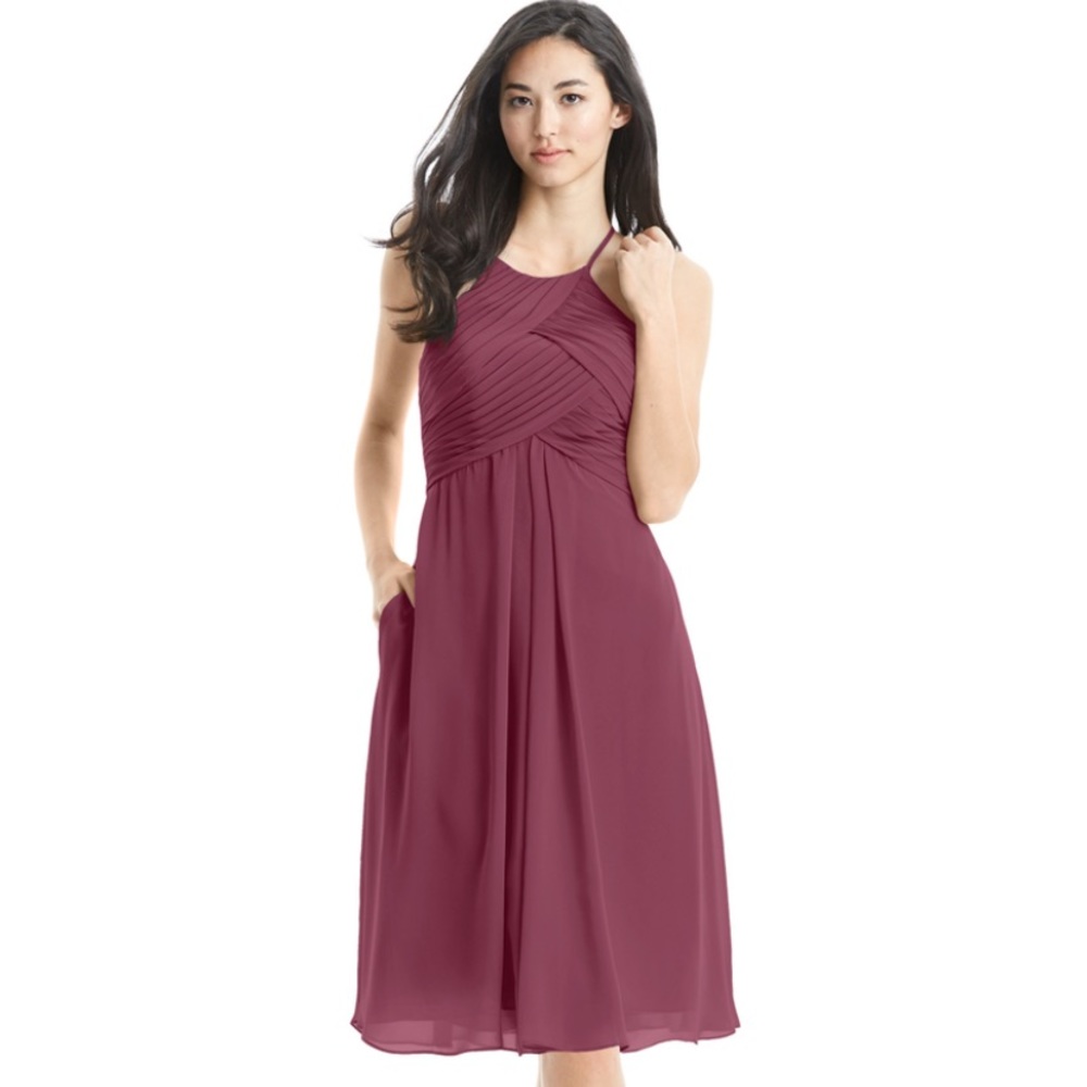 Azazie Adriana Mulberry dress in A2.